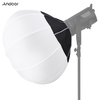 Andoer 65 cm / 26 pouces lanterne boîte à lumière sphérique pliable boîte souple installation rapide Bowens montage Studio photographie accessoire d