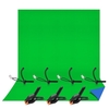 Andoer 6.6 * 9.8ft photographie Studio fond bicolore écran de fond lavable
