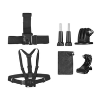Andoer 7 en 1 Sports de plein air Action Camera Camera Kit de montage pour GoPro 7 Héros 6/5 Xiaomi Yi SJCAM AKASO EK7000 Brave 4 CAMPARK DBPOWER Sport Cameras