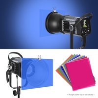 Andoer 8 couleurs/ensemble PET Filtre d