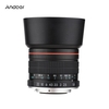 Andoer 85mm F1.8 Large Aperture Medium Telephoto Full Frame Portrait Objectif pour appareil photo