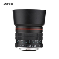 Andoer 85mm F1.8 Large Aperture Medium Telephoto Full Frame Portrait Objectif pour appareil photo