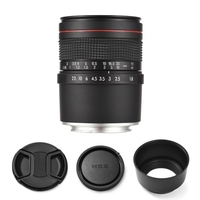Andoer 85mm F1.8 Objectif Téléobjectif Moyen Objectif Portrait Plein Cadre à Grande Ouverture