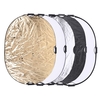 Andoer 90 * 120cm 5 en 1 rond circulaire portative de multi-disque Collapsible Photo photographie Studio réflecteur de lumière vidéo