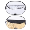 Andoer 90 * 60cm portatif ovale pliable 5en1 multi réflecteur avec de l