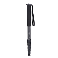 Andoer A-666 181cm / 5.9ft Caméra en aluminium télescopique Monopied Unipod Stick 6-Section Max. Chargez 10kg / 22Lbs avec sac de transport pour Nikon Canon Sony A7 Pentax Caméscope Vidéo Studio Photographie