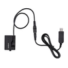 Andoer ACK-E10 5V USB Dummy Battery DC Coupler Adapter (Replacement for LP-E10)