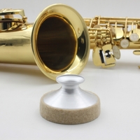 Andoer Aluminium Muet Silencieux pour Saxophone Sax Ténor Métal Dampener Légère