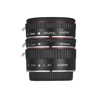 Andoer Brand New Amélioration Macro Extension Tube Set 3 Pièces 13mm + 21mm + 31mm Auto Focus Extension Tube Anneaux pour Canon EOS Caméra Corps et Objectif de la 35mm SLR pour Canon tous EF et EF-S Lentilles