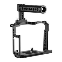 Andoer Camera Cage + Kit de poignée supérieure en alliage d