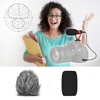 Andoer Camera Microphone Micro à condensateur cardio de avec port de 3, 5 mm Support anti-choc Éponge et étui de transport pare-brise en fourrure Compatible avec les téléphones Caméra pour entretien d