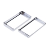 Andoer Chromé Plastique Guitare Ramassage Cadre Anneau de Montage pour LP Guitare Argent