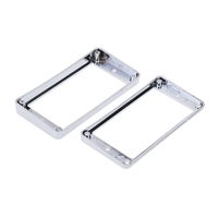Andoer Chromé Plastique Guitare Ramassage Cadre Anneau de Montage pour LP Guitare Argent