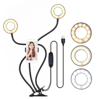 Andoer Clip-On Mini USB Ring Light Lampe d