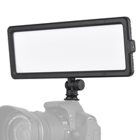 Andoer CM-280D CRI93 Panneau lumineux super mince à LED 3200K-5600K Luminosité dimmable bicolore avec montage à froid pour appareil photo reflex numérique Canon Nikon Sony