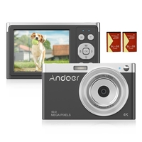 Andoer Compact 4K caméra numérique caméscope vidéo 50MP 2.88 pouces IPS écran Auto Focus caméra