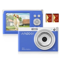 Andoer Compact 4K caméra numérique caméscope vidéo 50MP 2.88 pouces IPS écran Auto Focus caméra