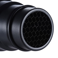 Andoer Conical Snoot Modification de la lumière w / Filter 50 Degré Honeycomb Couleur pour Neewer Canon Nikon Yongnuo Godox Meike Vivitar Photographie sur l