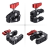 Andoer Crab Pinces Clip Super Clamp avec 1/4 "& 3/8" Vis Trou pour DSLR Rig LCD Moniteur Studio Lumière Caméra Magique Bras Photo Studio Accessoire
