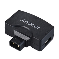 Andoer D-Tap à 5V Adaptateur USB Connecteur pour V-Mount Caméscope Batterie appareil photo pour BMCC pour iPhone 7/6 / 6plus pour Samsung Huawei iOS Android Smartphone Moniteur