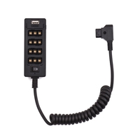 Andoer D-Tap Prise de Type B D-Tap Mâle vers 8 Ports D-Tap Femelle Spliter Câble D