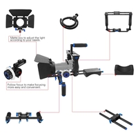 Andoer D221 Kit de cage vidéo caméscope en alliage d