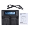 Andoer DMW-BLF19E Chargeur de batterie pour appareil photo LCD double canal pour Panasonic Lumix DC-GH5 DMC-GH3 DMC-GH3 DMC-GH4 DMC-GH4K