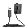 Andoer DR-E8 Batterie Dummy avec DC Power Bank Adaptateur USB Remplacement du câble pour LP-E8 pour Canon EOS 550D 600D 650D Appareil photo DSLR 700D