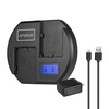 Andoer Fast Charger Chargeur de batterie pour appareil photo à double canal