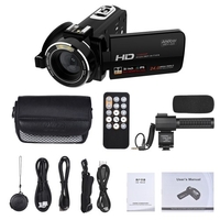 Andoer HDV-Z20 1080P Full HD 24MP WiFi caméra vidéo numérique caméscope avec Microphone Externe 3.0 "Rotatif LCD Touchscreen Télécommande Support Lampe LED 16X Zoom Numérique