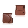 Andoer Housse de protection en cuir PU avec bandoulière réglable pour appareil photo Fujifilm Instax Square SQ6 à pellicule noire