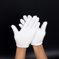 Andoer Instruments de Musique Blanc Performance Gants pour Saxphone Trompette Flûte Clarinette Marching Bandes