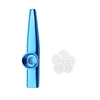 Andoer Kazoo Aluminium Alliage Métallique avec 5pcs Flûte Membrane Cadeau pour les Enfants Amoureux de la Musique
