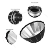 Andoer KP2-90 90 cm/35 pouces grande boîte à lumière portable professionnelle photographie parabolique profonde boîte à lumière rapide avec sac de transport pour diffusion en direct studio photographie portrait prise de vue vidéo