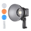 Andoer LED lumière vidéo 150W 6500K 15000LM CRI95 + 10% -100% support Bowens dimmable avec 3 panneaux filtrants télécommande