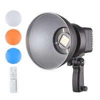 Andoer LED lumière vidéo 150W 6500K 15000LM CRI95 + 10% -100% support Bowens dimmable avec 3 panneaux filtrants télécommande