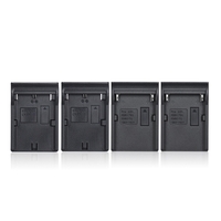 Andoer LP-E6 LP-E6N NP-F970 Chargeur de batterie pour appareil photo numérique 4 canaux avec écran LCD pour Canon 5DIII 5DS 5DSR 6D 7DII 80D 70D pour Sony NP-F550 F750 F950 NP-FM50 FM500H