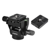 Andoer M-12 monopode tête inclinable tête panoramique téléobjectif avec 2pcs plaque de libération rapide