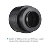 Andoer M52-M42 (25-55) 17mm-31mm M52 à M42 monture bague adaptateur d