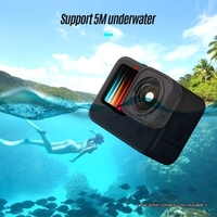 Andoer Max Lens Mod 155 Degrés Grand Angle 5m Étanche Compatible avec GoPro Hero 9 Noir