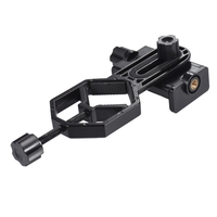 Andoer Metal Telescope Mount Adapter Bracket avec Adjuatable Smartphone Cell Phone Holder Clip pour Micoculaire Monoculaire Spotting Scope Microscope pour iPhone 7Plus / 7 / 6s / 6Plus