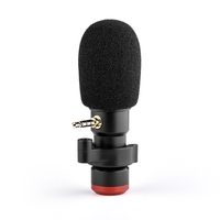 Andoer MIC06 Mini Plug-in Smartphone Microphone Micro 3.5mm TRRS Plug pour Enregistrement Vidéo Smartphone Diffusion en direct Chanter en ligne Chat