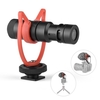 Andoer MIC10 Mini Microphone Plug-and-Play Micro 3, 5 mm avec écran anti-vent
