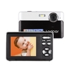 Andoer Mini appareil photo numérique portable 24 mégapixels haute définition Écran IPS 2, 4 pouces Détection de visage à zoom numérique 3X