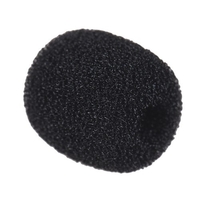 Andoer Mini Lapel Casque Microphone Pare-Brise Micro Mousse,  Noir 10-Pack
