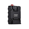 Andoer Mini Nano V-lock Mount Battery Power Supply Plate Adapter to NP-F Mount