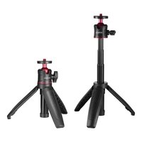 Andoer MT-08 Mini support de support de photographie portable pour trépied de bureau extensible avec rotule flexible 1/4 pouce à vis pour Selfie Travel Vlogging