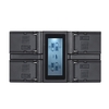 Andoer NP-F970 Chargeur de batterie pour appareil photo numérique 4 canaux avec écran LCD pour Sony NP-F550 F750 F950 NP-FM50 FM500H QM71