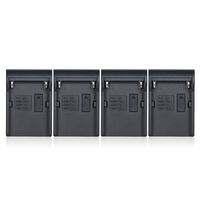 Andoer NP-F970 Chargeur de batterie pour appareil photo numérique 4 canaux avec écran LCD pour Sony NP-F550 F750 F950 NP-FM50 FM500H QM71