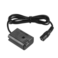 Andoer NP-FW50 entièrement Decocded Dummy Battery Pack DC Connecteur Coupler pour appareil photo Sony A7 A7II A7R A7S A7RII A7SII A6000 A5000 ILDC